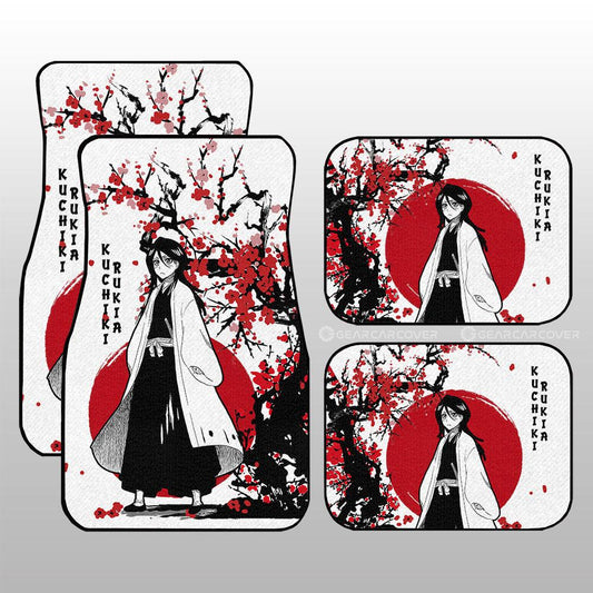 Rukia Kuchiki Car Floor Mats Custom Japan Style Anime Bleach Car Interior Accessories - Gearcarcover - 1