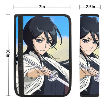Rukia Kuchiki Seat Belt Covers Custom Bleach Anime Car Accessories - Gearcarcover - 1