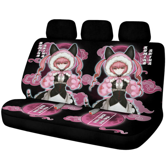 Rumiho Akiha Car Back Seat Covers Custom Steins;Gate Anime Car Accessories - Gearcarcover - 1