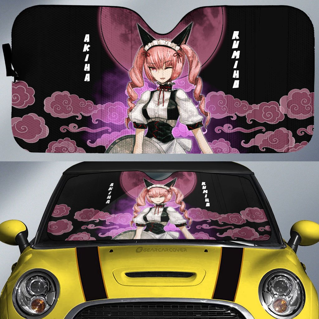 Rumiho Akiha Car Sunshade Custom Steins;Gate Anime Car Accessories - Gearcarcover - 1