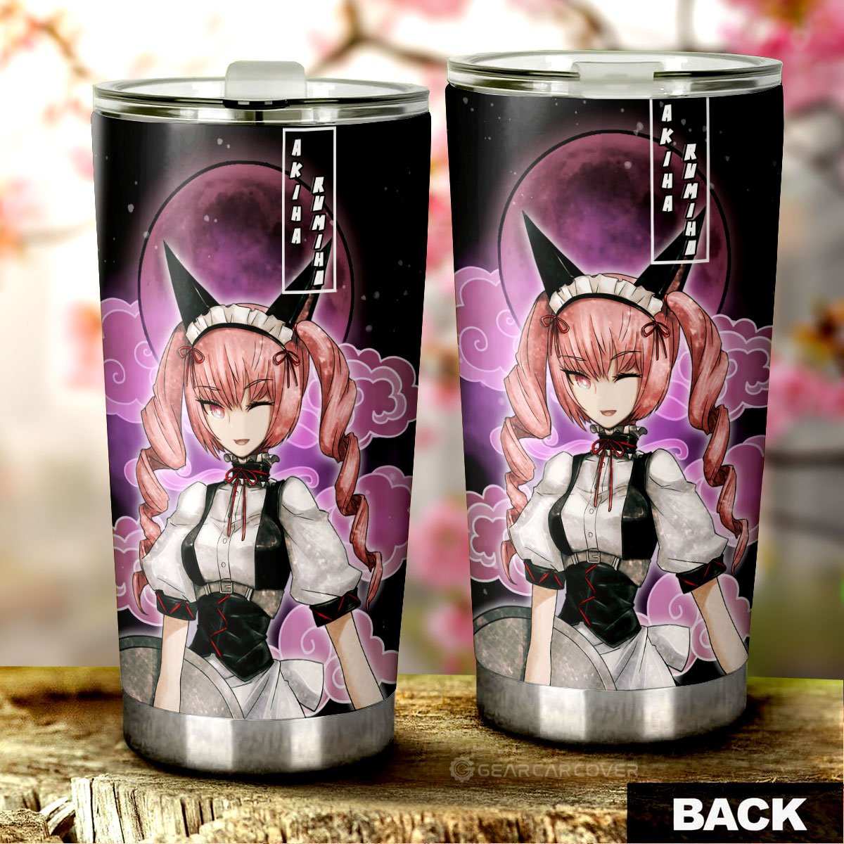 Rumiho Akiha Tumbler Cup Custom Steins;Gate Anime Car Accessories - Gearcarcover - 3