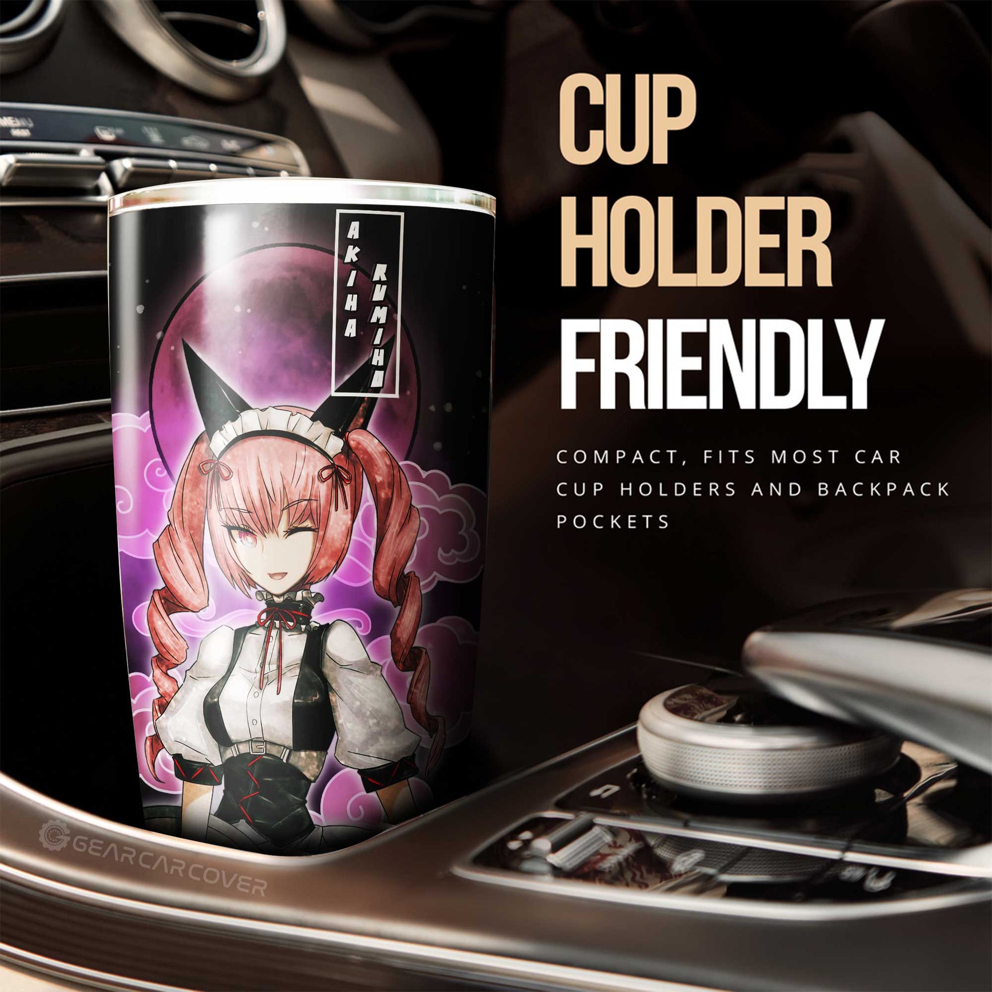 Rumiho Akiha Tumbler Cup Custom Steins;Gate Anime Car Accessories - Gearcarcover - 2