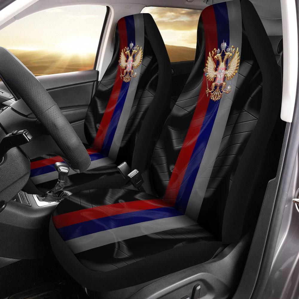 Russia Coat of Arms Car Seat Covers Set Of 2 - Gearcarcover - 1