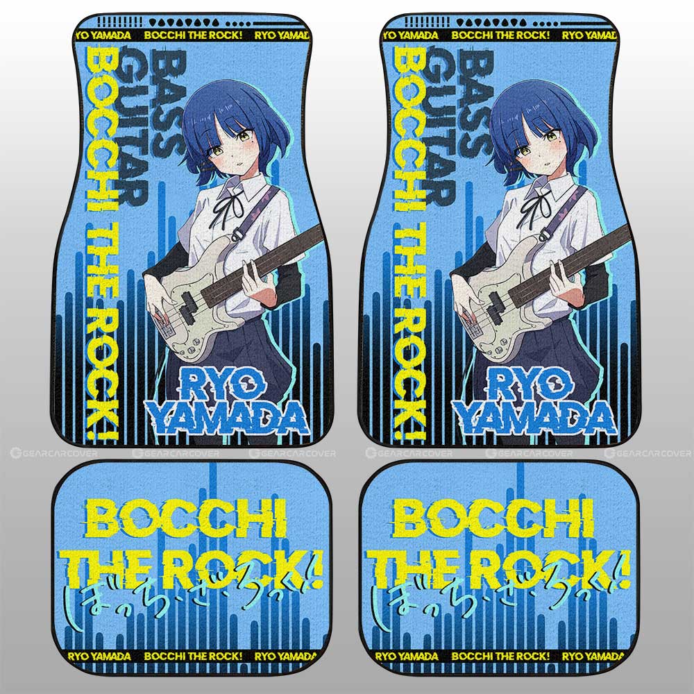Ryo Yamada Car Floor Mats Custom Bocchi the Rock! Anime Car Accessories - Gearcarcover - 1