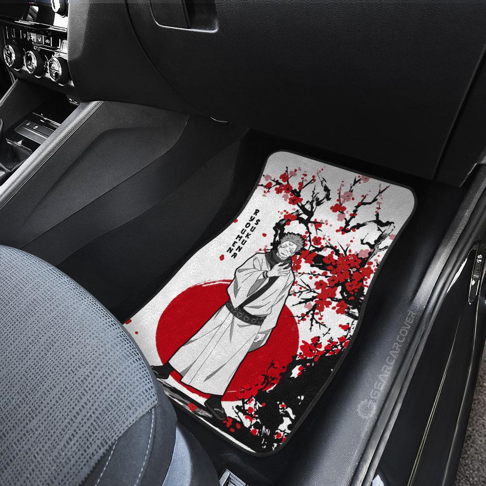 Ryomen Sukuna Car Floor Mats Custom Japan Style Jujutsu Kaisen Anime Car Accessories - Gearcarcover - 4