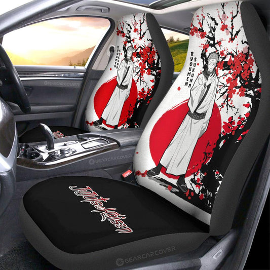 Ryomen Sukuna Car Seat Covers Custom Japan Style Jujutsu Kaisen Anime Car Accessories - Gearcarcover - 2