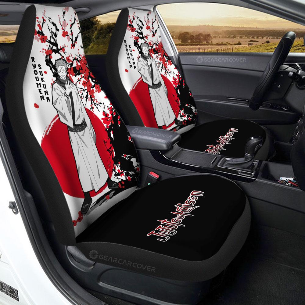 Ryomen Sukuna Car Seat Covers Custom Japan Style Jujutsu Kaisen Anime Car Accessories - Gearcarcover - 1