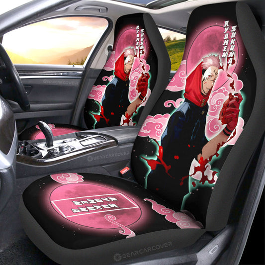 Ryomen Sukuna Car Seat Covers Custom Jujutsu Kaisen Anime - Gearcarcover - 2