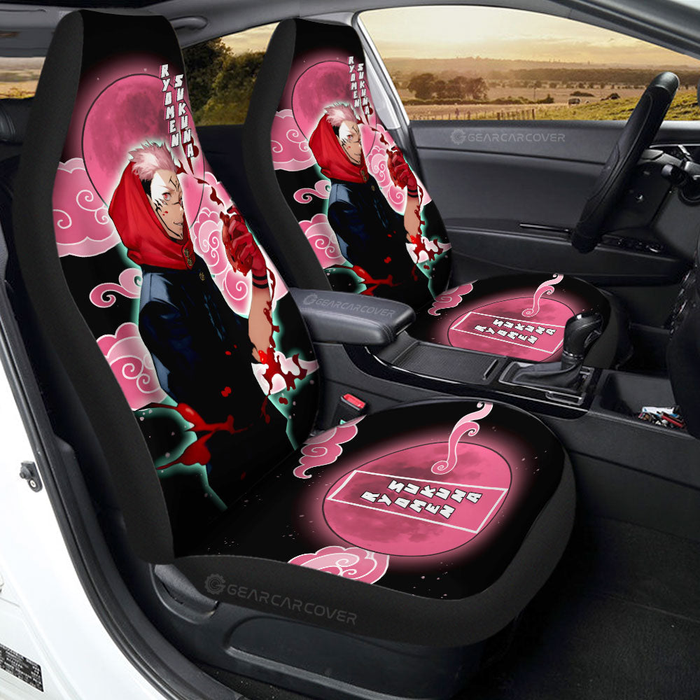 Ryomen Sukuna Car Seat Covers Custom Jujutsu Kaisen Anime - Gearcarcover - 1