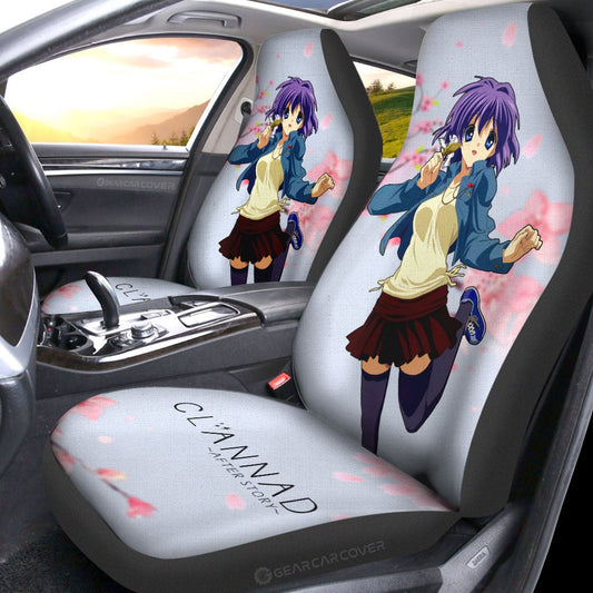 Ryou Fujibayashi Car Seat Covers Custom Clannad Anime Car Accessories - Gearcarcover - 2