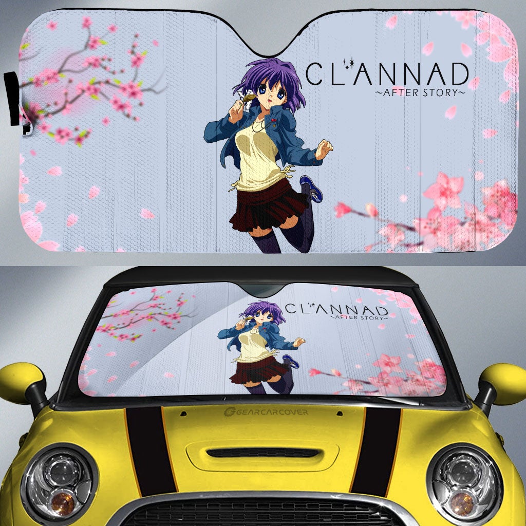 Ryou Fujibayashi Car Sunshade Custom Clannad Anime Car Accessories - Gearcarcover - 1