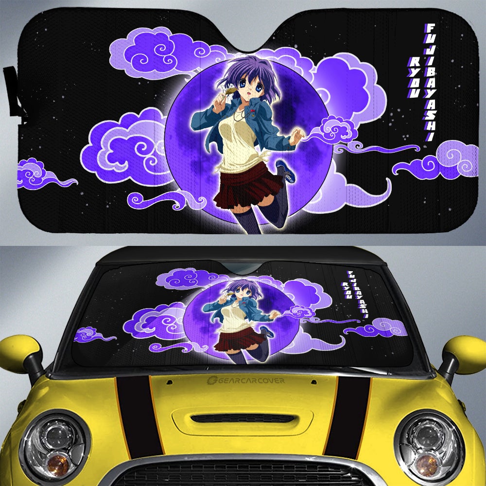 Ryou Fujibayashi Car Sunshade Custom Clannad Anime Car Accessories - Gearcarcover - 1