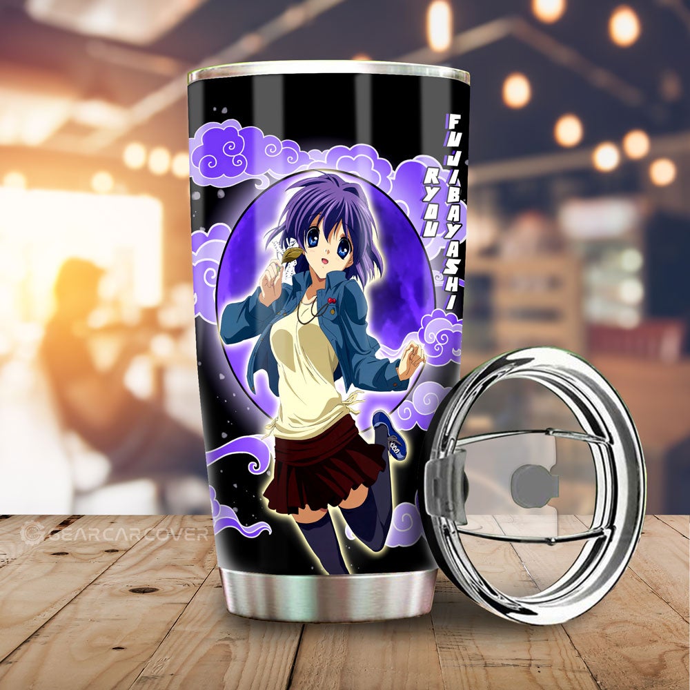 Ryou Fujibayashi Tumbler Cup Custom Clannad Anime Car Accessories - Gearcarcover - 1