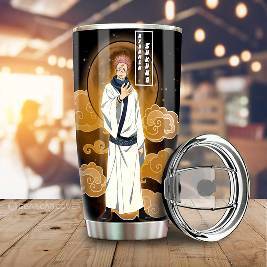 Ryoumen Sukuna Tumbler Cup Custom Jujutsu Kaisen Anime Car Interior Accessories - Gearcarcover - 1