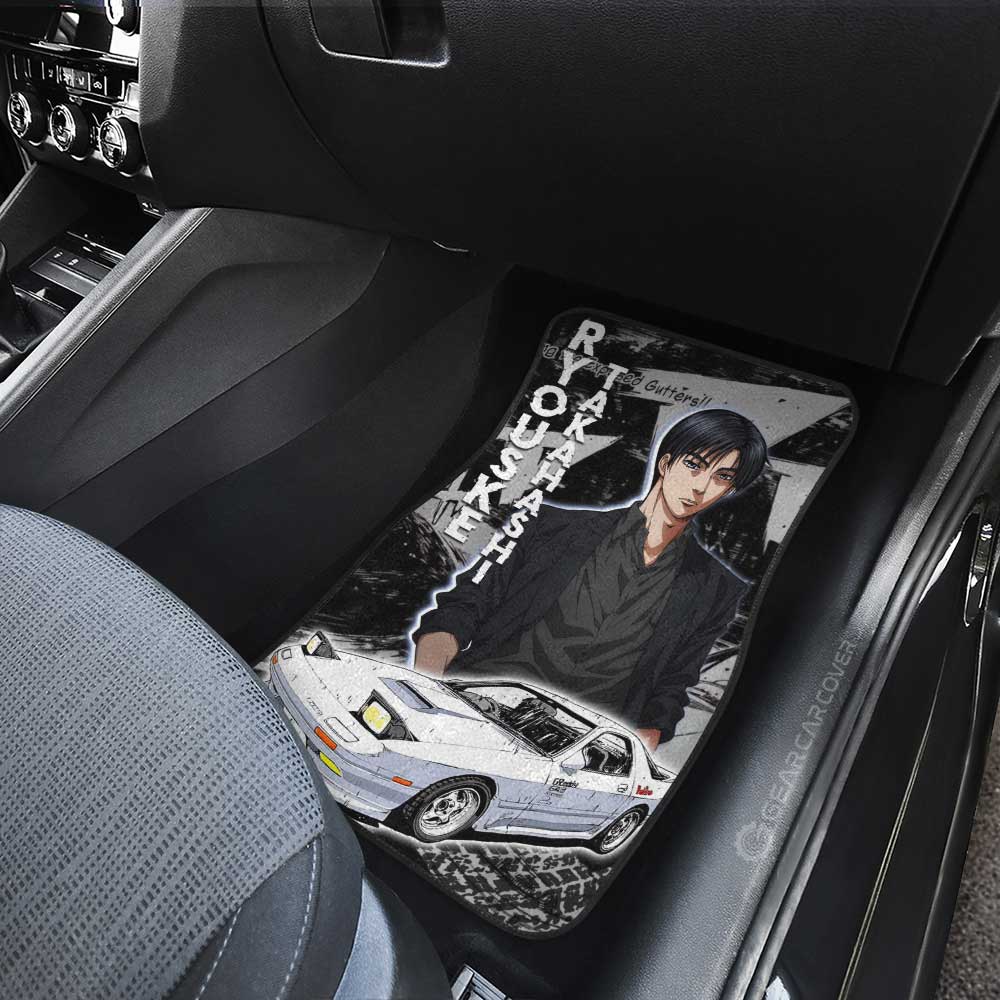 Ryouske Takahashi Car Floor Mats Custom Initial D Anime Car Accessories - Gearcarcover - 4