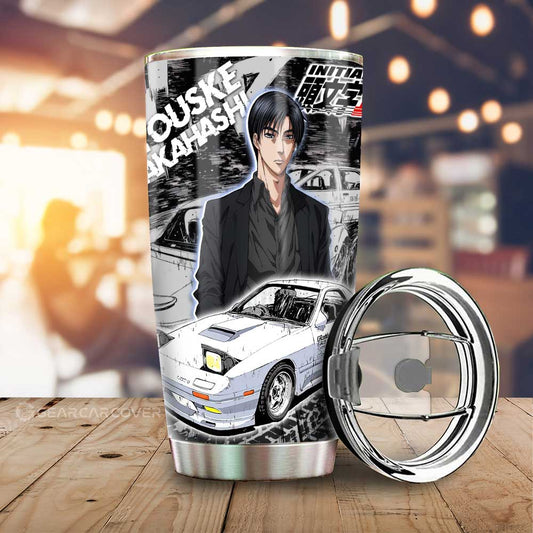 Ryouske Takahashi Tumbler Cup Custom Initial D Anime Car Accessories - Gearcarcover - 1