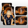 Ryunosuke Tanaka Car Floor Mats Custom For Haikyuu Anime Fans - Gearcarcover - 1