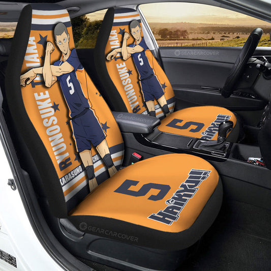 Ryunosuke Tanaka Car Seat Covers Custom Haikyuu Anime Car Accessories - Gearcarcover - 2