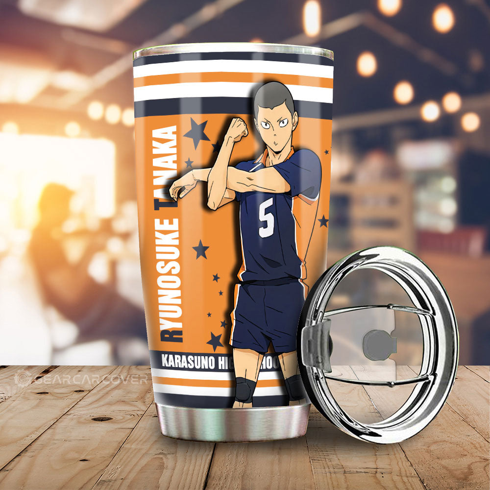 Ryunosuke Tanaka Tumbler Cup Custom Haikyuu Anime Car Accessories - Gearcarcover - 2