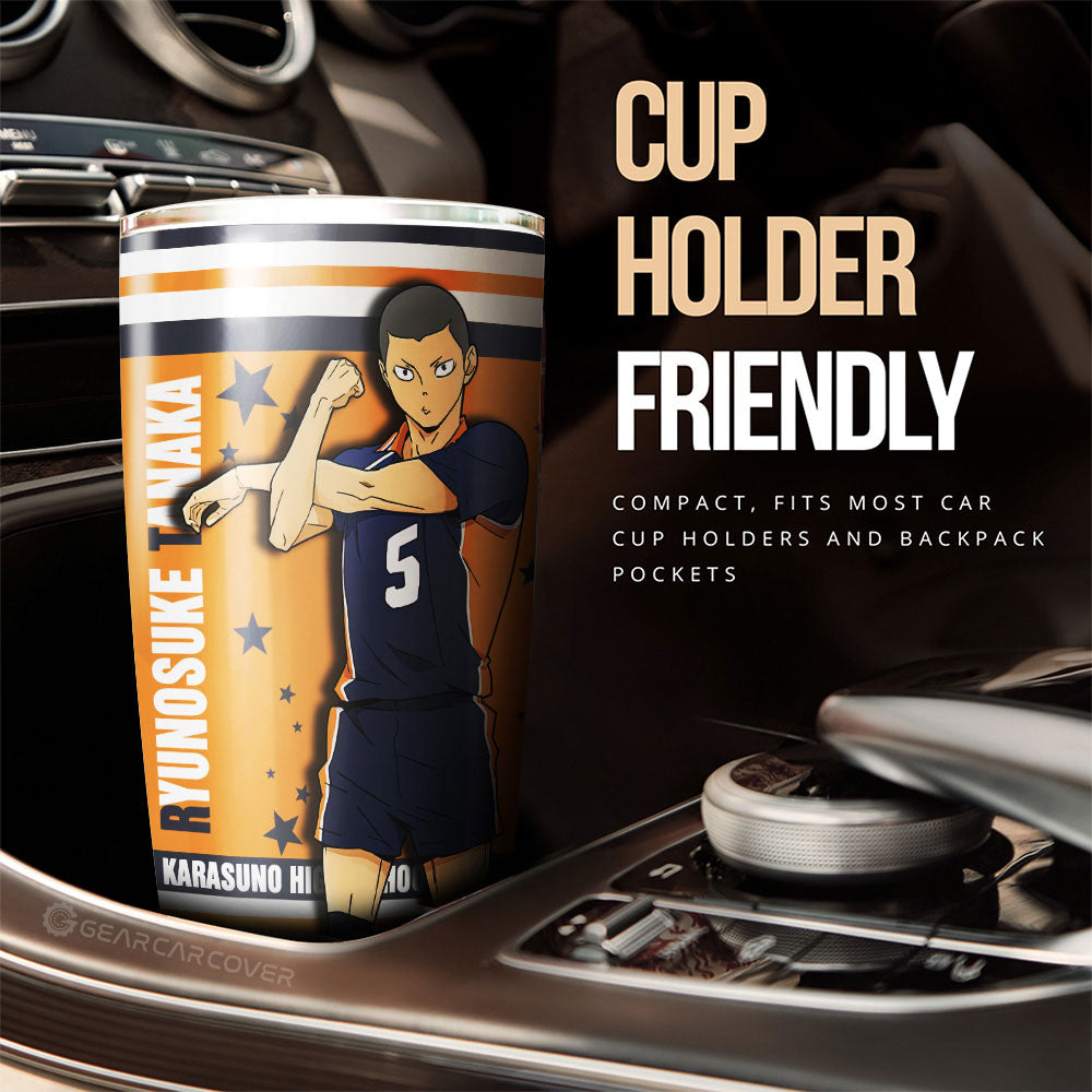 Ryunosuke Tanaka Tumbler Cup Custom Haikyuu Anime Car Accessories - Gearcarcover - 3