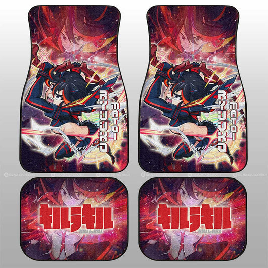 Ryuuko Matoi Car Floor Mats Custom Characters Kill La Kill Anime Car Accessories - Gearcarcover - 1
