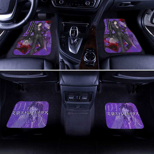 Ryuunosuke Akutagawa Car Floor Mats Custom Bungou Stray Dogs Anime Car Accessories - Gearcarcover - 2