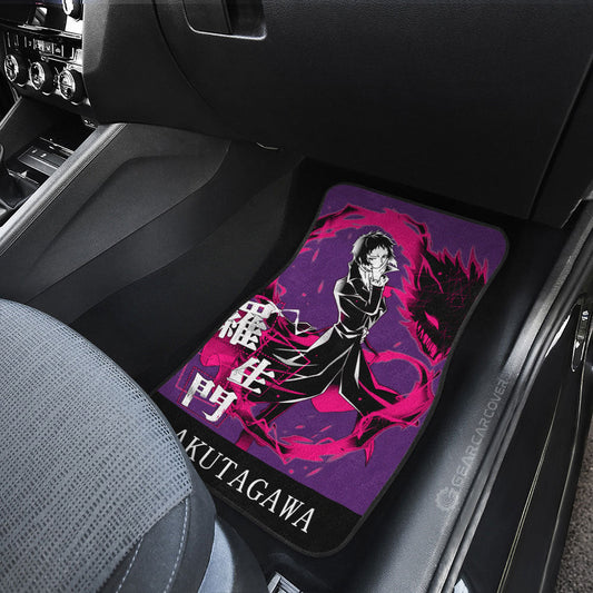 Ryuunosuke Akutagawa Car Floor Mats Custom Bungou Stray Dogs Anime Car Accessories - Gearcarcover - 2