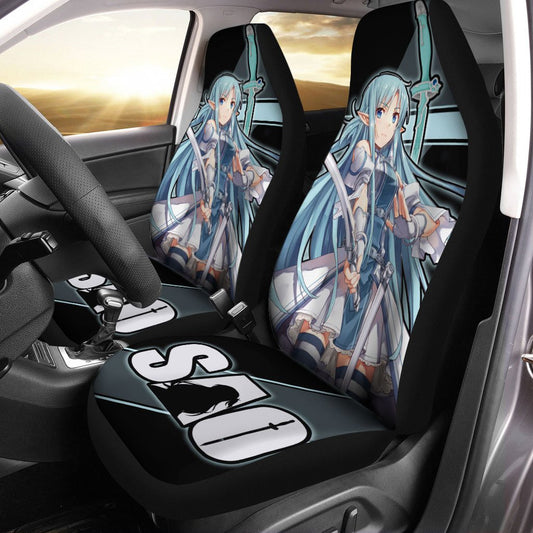 SAO Asuna Seat Covers Custom Sword Art Online Anime Car Accessories - Gearcarcover - 1
