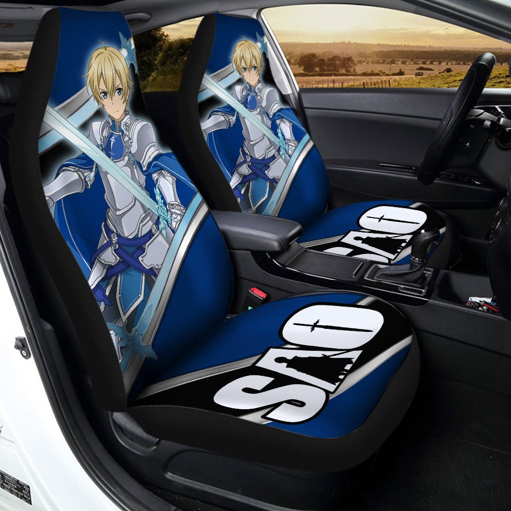 SAO Eugeo Seat Covers Custom Sword Art Online Anime Car Accessories - Gearcarcover - 2