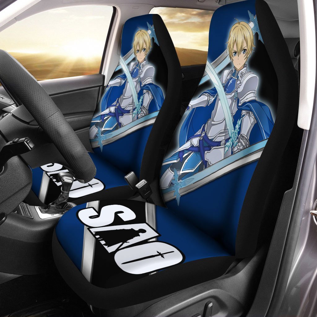 SAO Eugeo Seat Covers Custom Sword Art Online Anime Car Accessories - Gearcarcover - 1