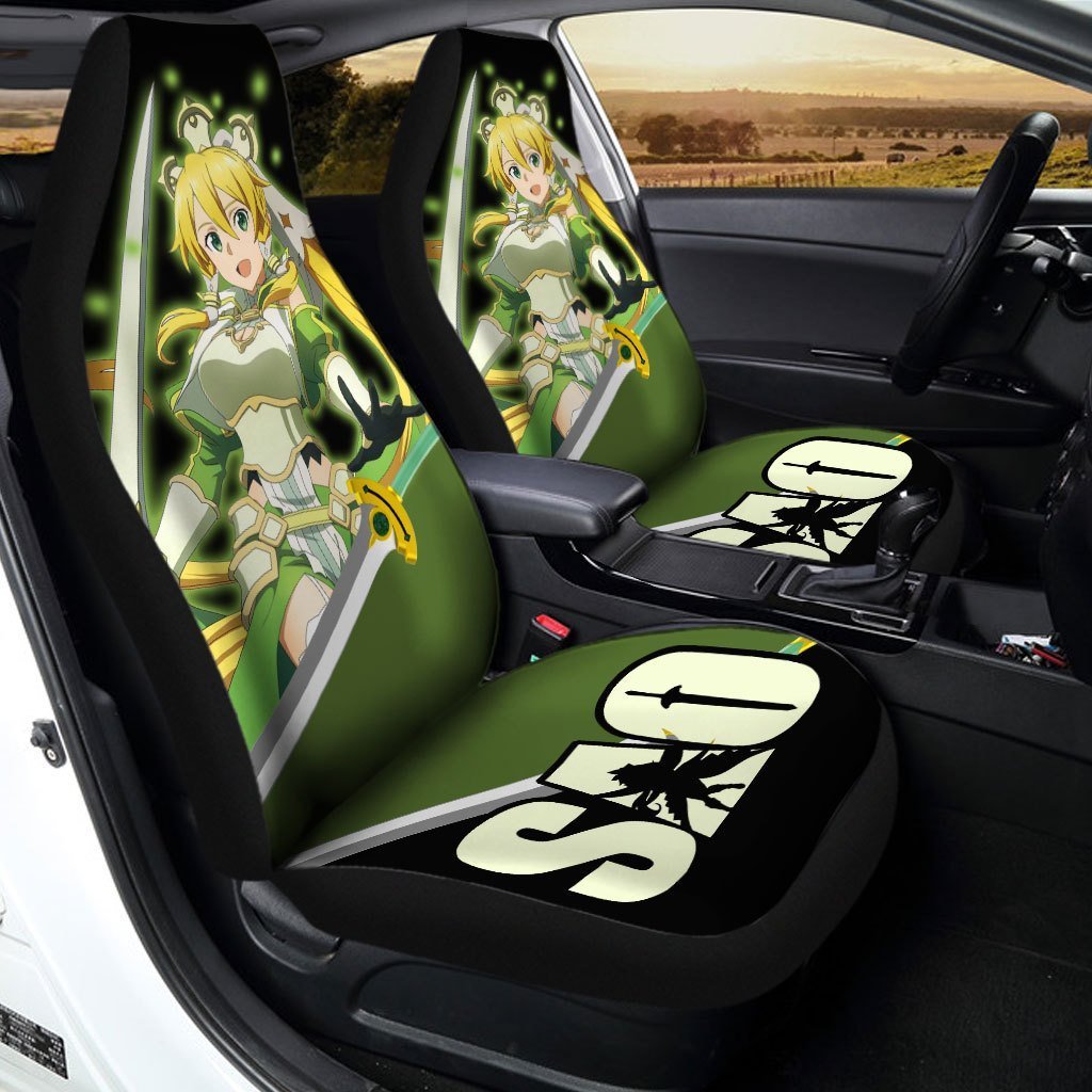SAO Leafa Seat Covers Custom Kirigaya Suguha Sword Art Online Anime Car Accessories - Gearcarcover - 2