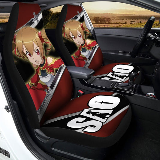 SAO Silica Seat Covers Custom Ayano Keiko Sword Art Online Anime Car Accessories - Gearcarcover - 2