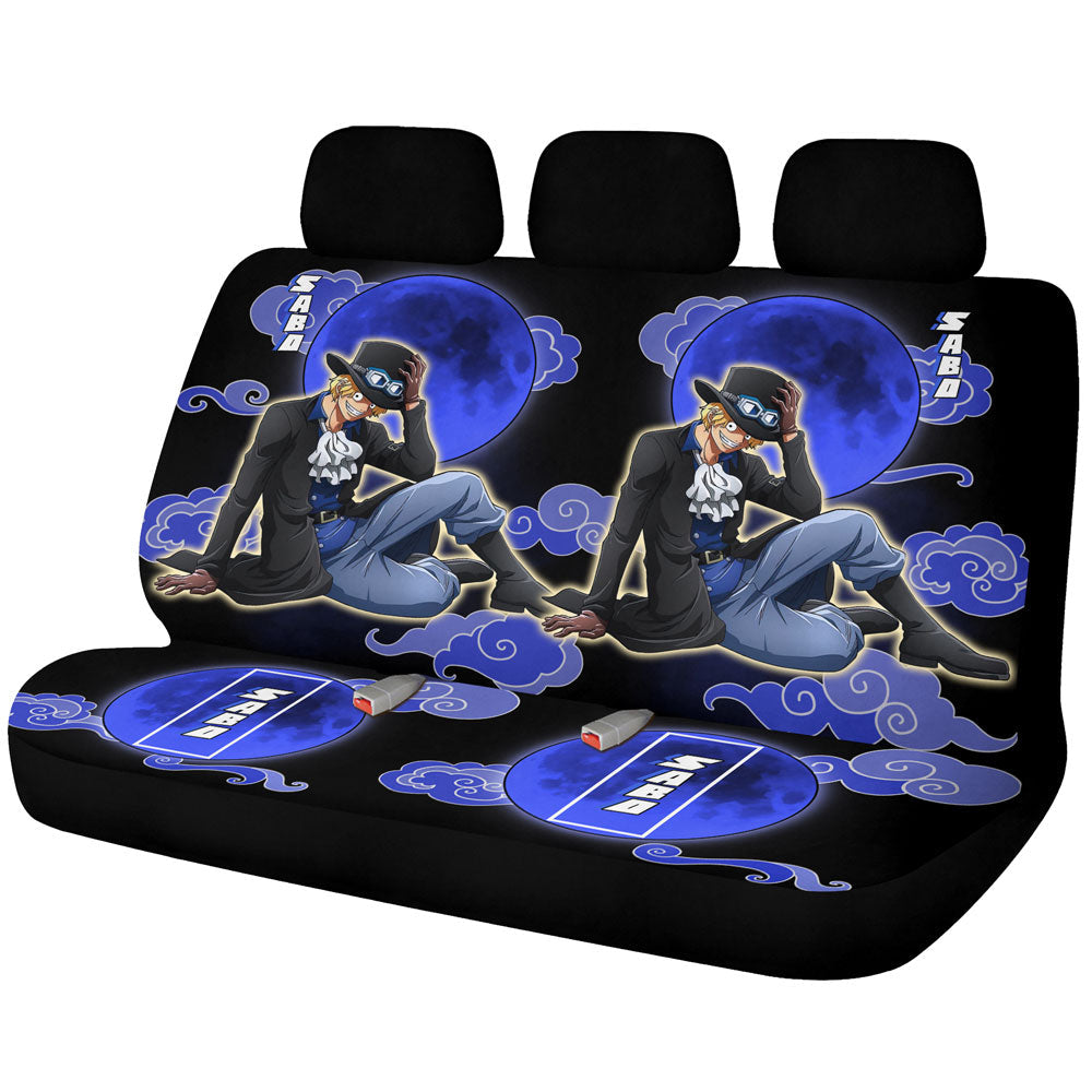 Sabo Car Back Seat Covers Custom One Piece Anime Car Accessories - Gearcarcover - 1