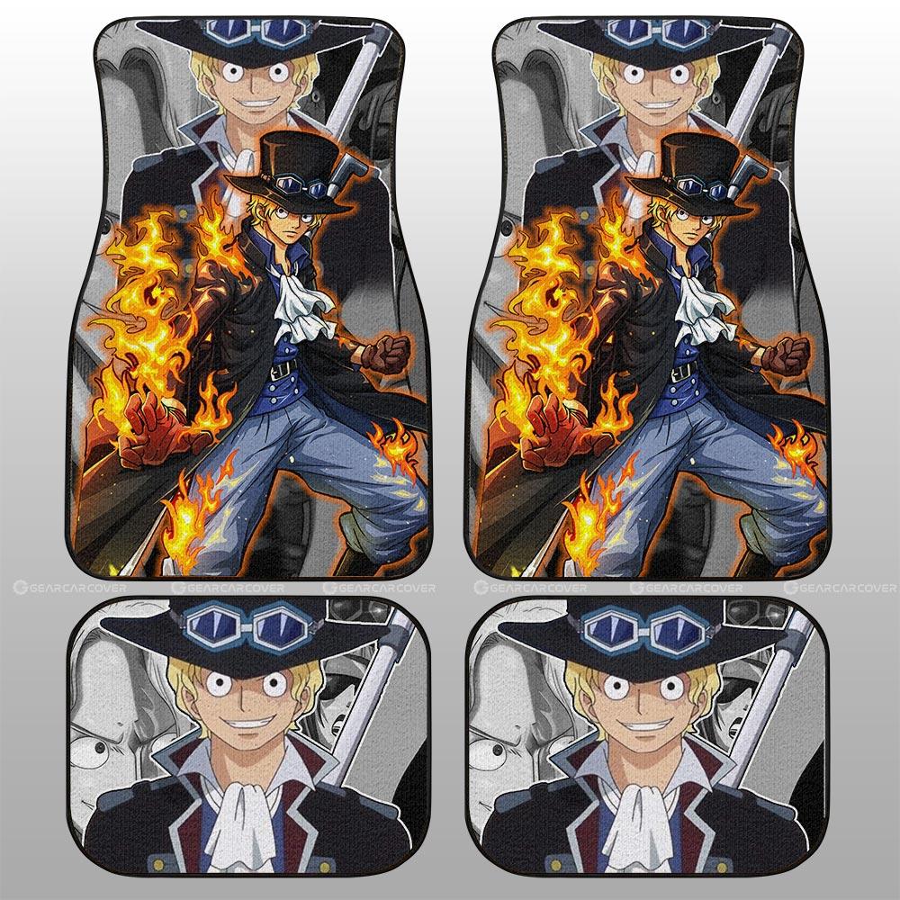 Sabo Car Floor Mats Custom Anime One Piece Car Accessories - Gearcarcover - 2