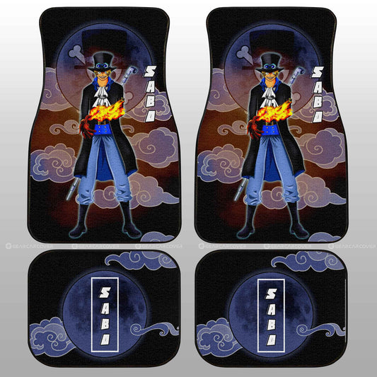 Sabo Car Floor Mats Custom For One Piece Anime Fans - Gearcarcover - 2