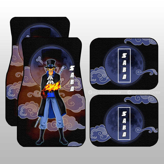 Sabo Car Floor Mats Custom For One Piece Anime Fans - Gearcarcover - 1