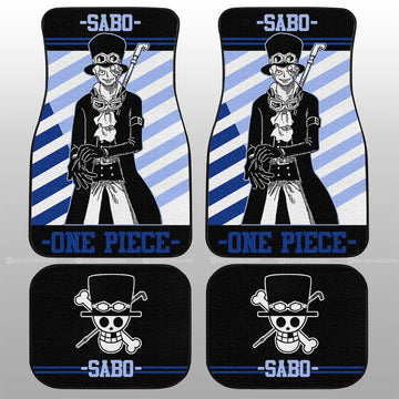 Sabo Car Floor Mats Custom One Piece Anime Car Accessories - Gearcarcover - 1