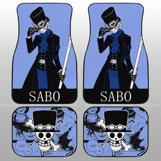 Sabo Car Floor Mats Custom One Piece Anime Car Accessories - Gearcarcover - 2