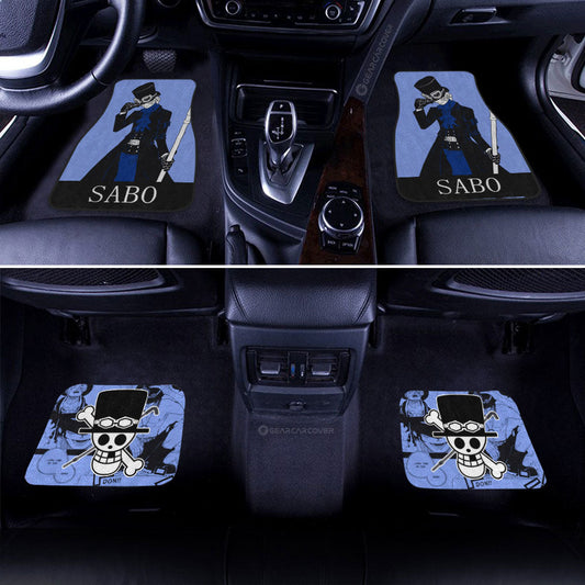 Sabo Car Floor Mats Custom One Piece Anime Car Accessories - Gearcarcover - 1