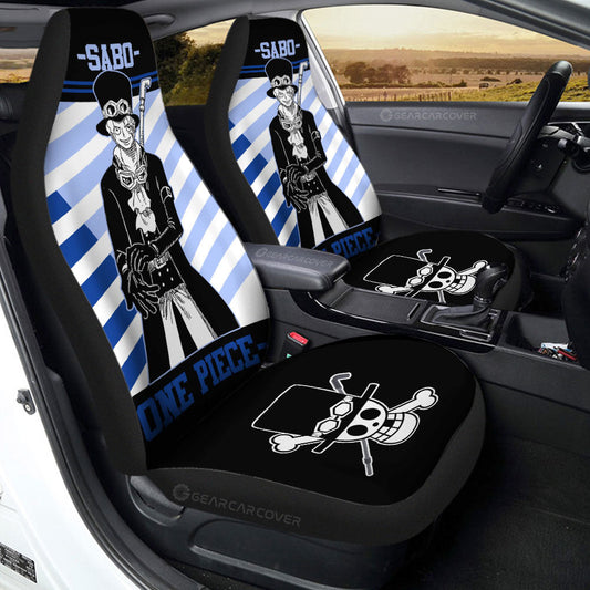 Sabo Car Seat Covers Custom One Piece Anime Car Accessories - Gearcarcover - 2