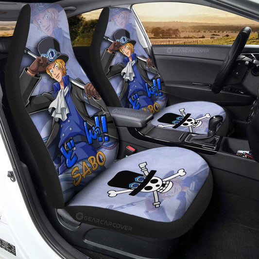 Sabo Car Seat Covers Custom One Piece Anime Car Accessories - Gearcarcover - 1