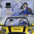 Sabo Car Sunshade Custom One Piece Anime Car Accessories - Gearcarcover - 1