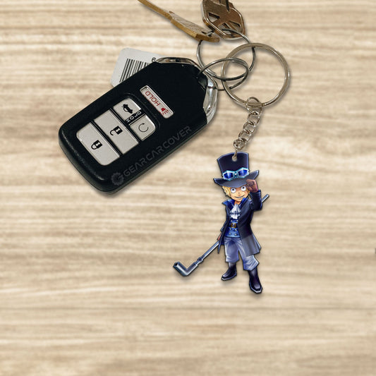 Sabo Keychains Custom One Piece Anime Car Accessories - Gearcarcover - 1