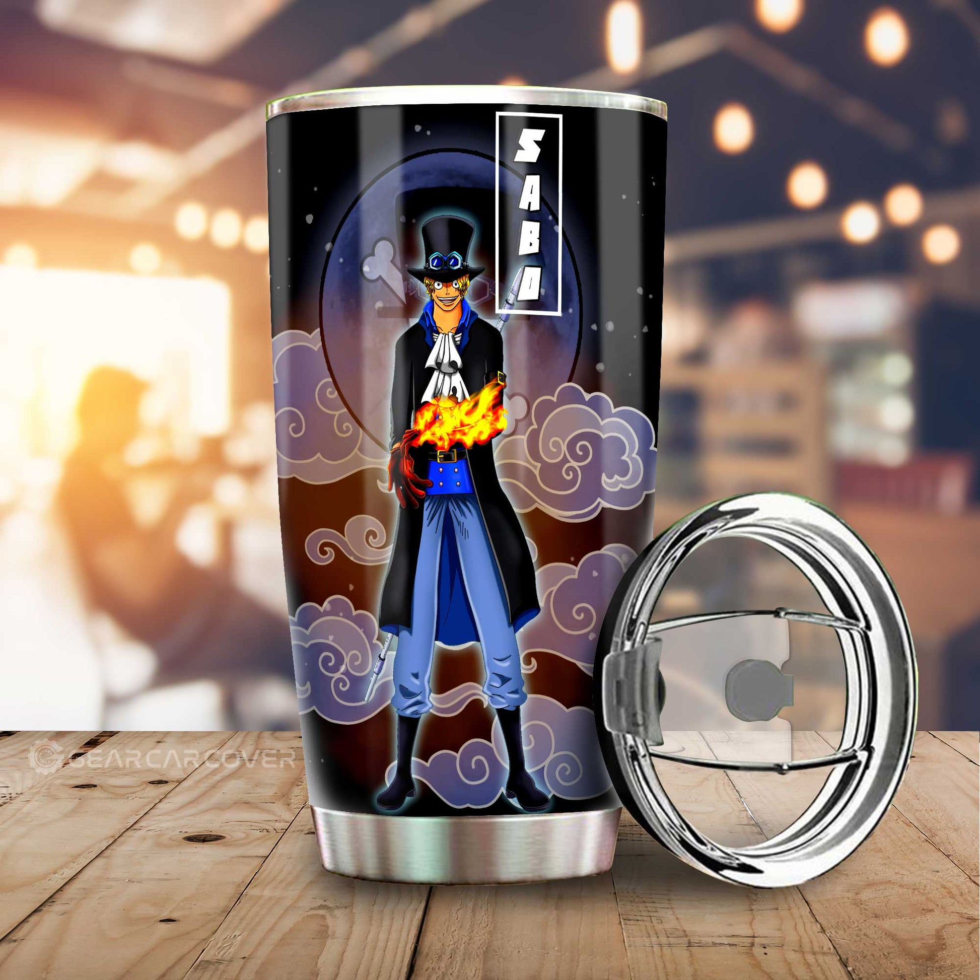 Sabo Tumbler Cup Custom For One Piece Anime Fans - Gearcarcover - 1