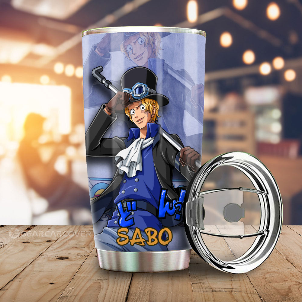 Sabo Tumbler Cup Custom One Piece Anime Car Accessories - Gearcarcover - 1