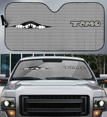 Sad Eyes Tomo Car Sunshade Custom Car Interior Accessories - Gearcarcover - 1