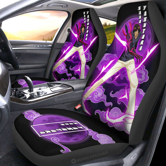 Sado Yasutora Car Seat Covers Custom Bleach Anime Car Interior Accessories - Gearcarcover - 2