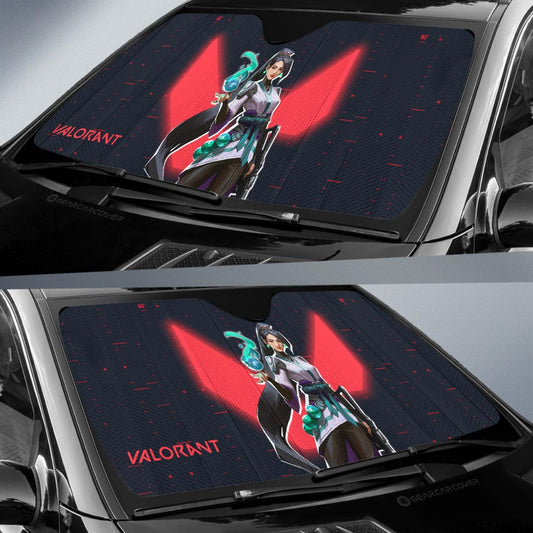 Sage Car Sunshade Custom Valorant Agent - Gearcarcover - 2