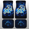 Sagittarius Car Floor Mats Custom Name Zodiac Car Accessories - Gearcarcover - 1