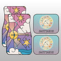 Sagittarius Colorful Car Floor Mats Custom Zodiac Car Accessories - Gearcarcover - 3